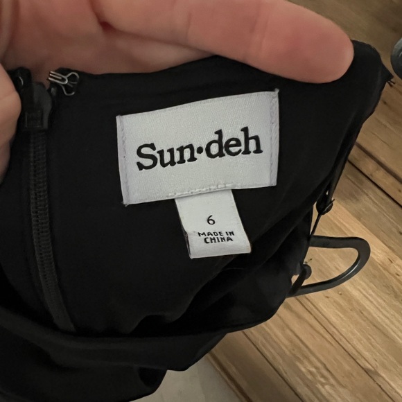 Aritzia Sunday Best Shimmer Satin Dress - Picture 4 of 12